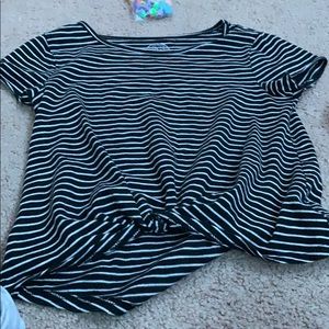 Black and white shirt